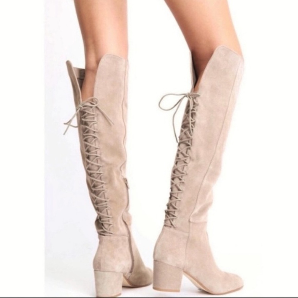 Steve Madden Hansil Taupe Boots